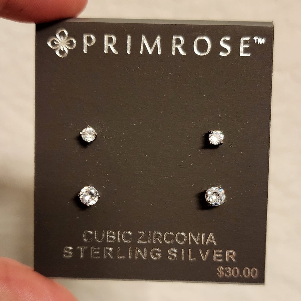 Kohl's Silver Cubic Zirconia Stud Earrings